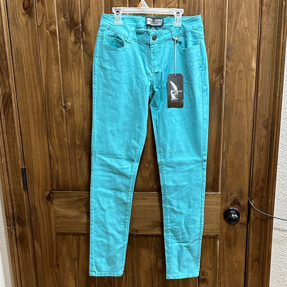 Women's Turquoise Jeans